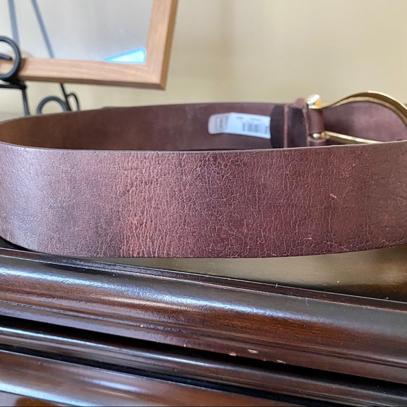 Guess Brown Leather Belt | M - Picture 4 of 6